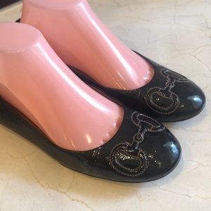 Gucci patent leather shoes